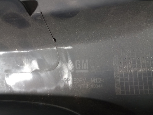 Parachoque Traseiro Gm Onix Plus 2021 Com Furo P/ Sensor