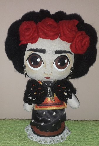 Muñeca Frida Kahlo Fk   Talla 24 Cm.