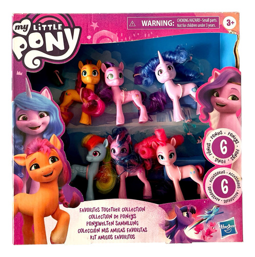 My Little Pony Colección Mis Amigas Favoritas 6 Ponys Hasbro