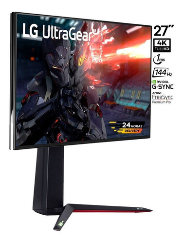 Monitor LG 27'' Ultragear 4k Uhd Nano Ips, 144hz G-sync