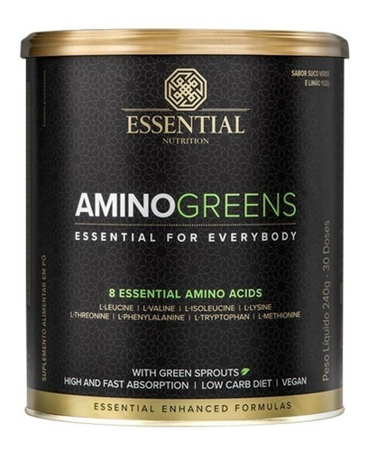 Amino Greens 240g - Essential Nutrition