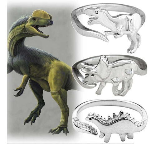 Anillo Diseño De Dinosaurio Ajustable