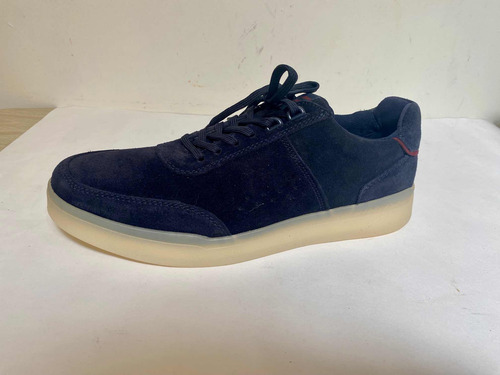 Tenis Azul Marino Flexi Hombre Talla 28.5mx Mod. 408902 Piel