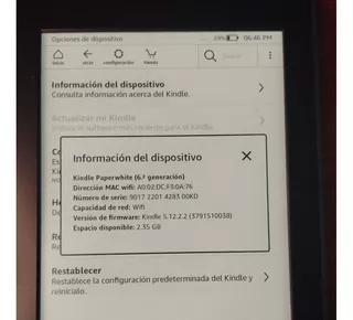 Kindle Paper Withe 6ta Generacion