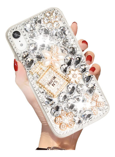 Poowear Funda Para iPhone XR Con Diamantes De Imitación Para