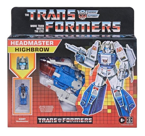 Transformers Retro Xort Headmaster Highbrow Hasbro F0930