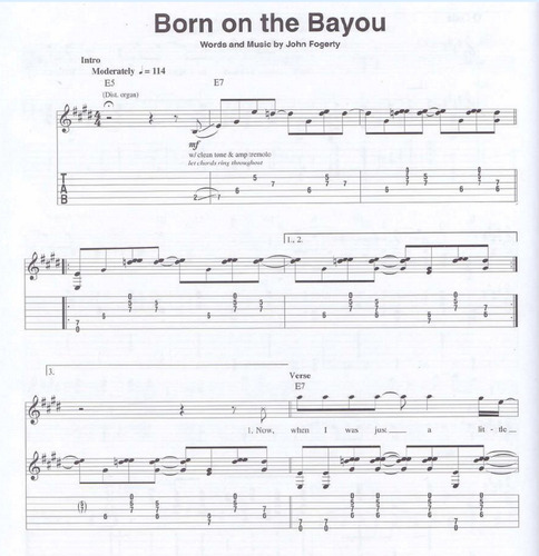 Creedence Clearwater Revival * Guitar Play Alone 8 Partitura