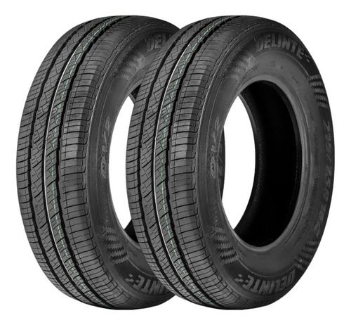 Kit 2 Pneu Delinte Aro 14c 185r14c Dv2 102/100r 8 Lonas