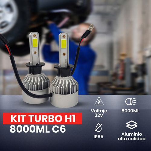 Kit Turbo Led H4 H7 36w / C6