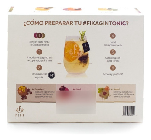 Set Cocteleria Kit Para Gin Tonic De Autor Saquitos Y Copa