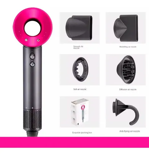 Dyson Supersonic Hd08 Secador Cabelo Original 110v - Fuchsia