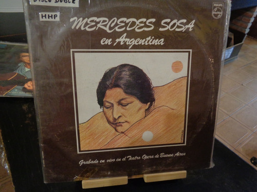 Mercedes Sosa En Argentina Vinilo 2 Lp Folklore E1