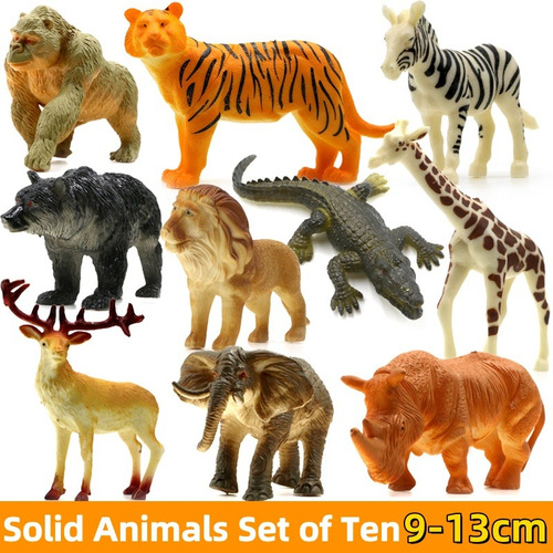 Conjunto De Bonecos De Animais, Bonecos De Ação Colecionávei