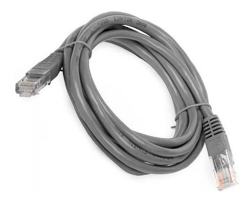 Cable Patch Cord Cat5 Gris  - Wireplus 1m