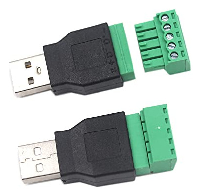 Conector De Bloque De Terminales De Tornillo Usb Kework, Usb
