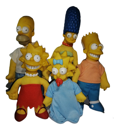 Los Simpson / The Simpsons Lote De 5 Peluches Originales