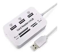 Comprar Hub 3 Puertos Usb2.0 + Lector De Memorias Sd\u002Fmmc Micro Sd M2