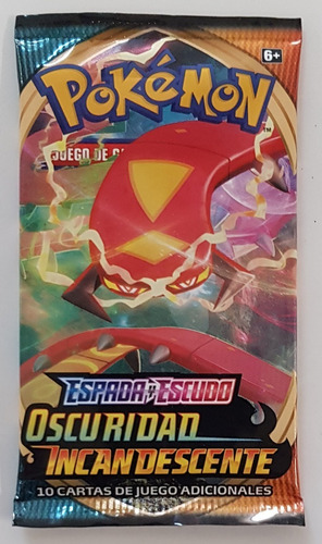 Imagen 1 de 8 de Sobre Pokemon Tcg Oscuridad Incandescente Nuevo Y Sellado!!!