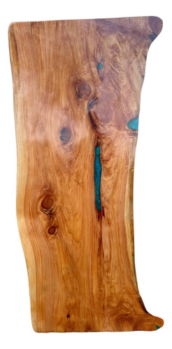 Mesa De Comedor Madera Ciprés Y Aplicacion De Resina Epóxica
