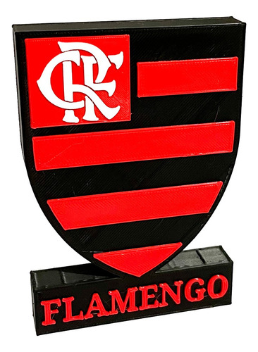 Escudo Flamengo 3d Para Decoração De Bancada