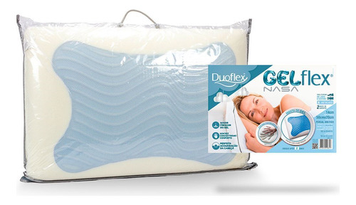 Almohada Espuma 100% Viscoelástica Gel Flex Duoflex