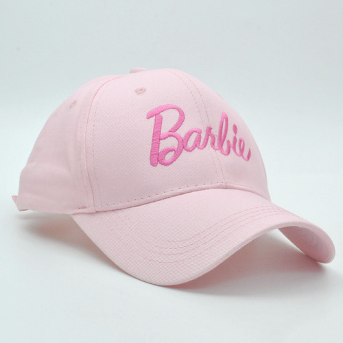 Gorra De Béisbol Bordada Barbie Ajustable