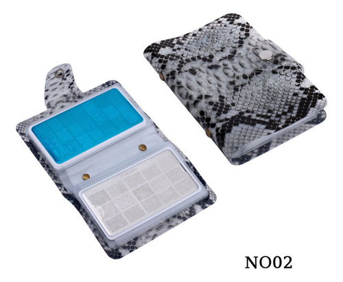 Soporte Para Placas De Uñas, 20 Ranuras, Impresión Artística