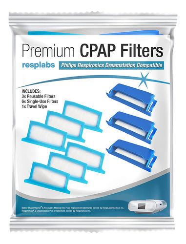 Filtros Cpap Resplabs Para Philips Dreamstation 1, 9 Uni