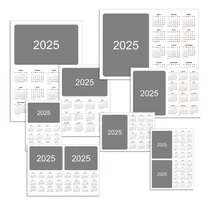 Comprar Kit Almanaque 2025 Editable Varios Formatos Vectorizado