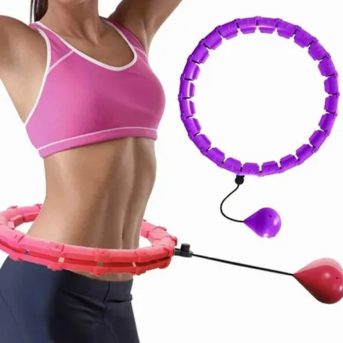 Z Hula Hoop Smart Slim Belly Ajustable De 24 Secciones