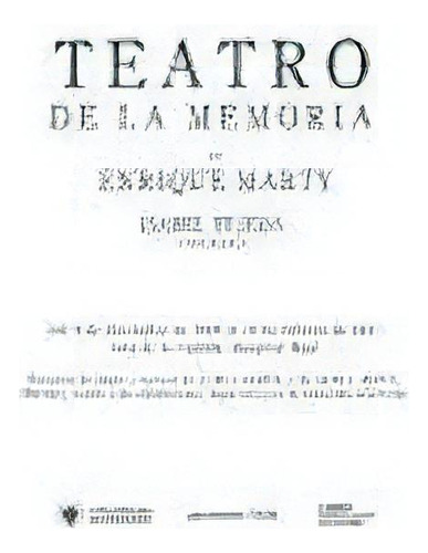 Teatro De La Memoria De Enrique Marty, De Marty, Enrique. Editorial Universidad Granada, Tapa Blanda En Inglés