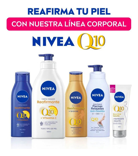 Nivea Crema Corporal Reafirmante Q10 1000 Ml