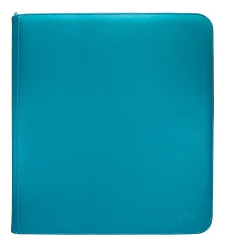 Carpeta Ultra Pro Vivid 12-pocket Zippered Pro-binder Teal