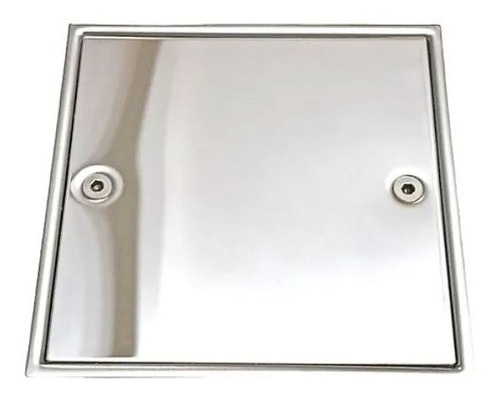 Centro Piso Tapa Ciega Quality Metal Qm Pulido 12x12 Cm