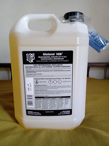 Glutaraldehido 2% C/activador X 5 L