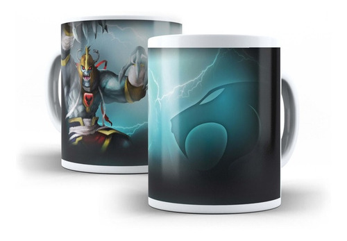 Caneca Thundercats Mumm-ra Porcelana 325ml Md28 Branco