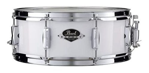 Pearl Snare Drum, Blanco Puro