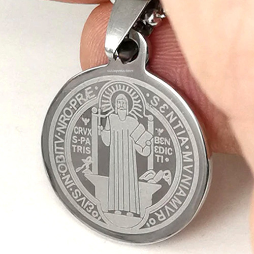 Nueva Medallon De San Benito ++ Consagrado ++ Acero
