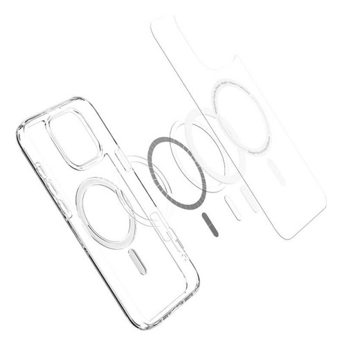 . Funda Spigen Crystal Hybrid Mag Para iPhone 16 Pro