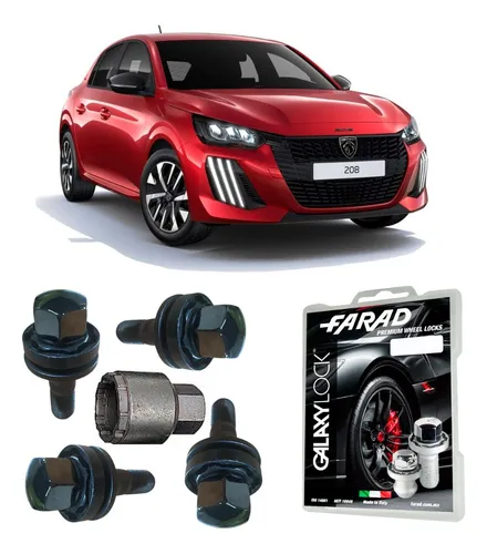 comprar Be8mx Tuercas De Seguridad Galaxylock Peugeot 208 Allure, Aj