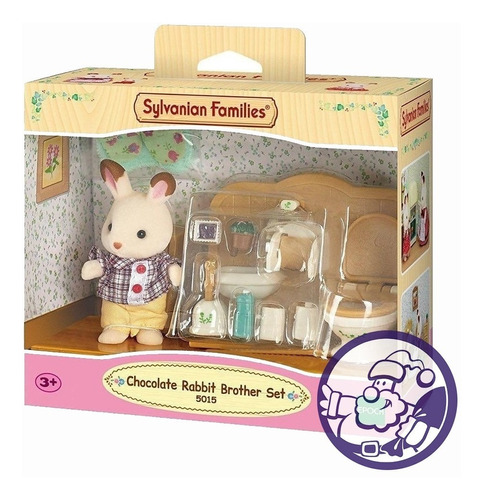 Sylvanian Families Baño Toilette Conejo Chocolate 5015