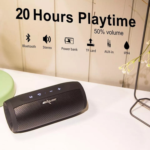 Caixa Original Zealot S16 Estéreo Portátil Bluetooth Speaker