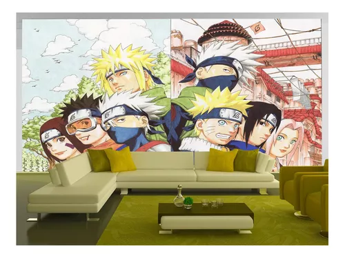 Papel De Parede Anime Naruto Mangá Desenho Art 3,5M Nrt25 - Você