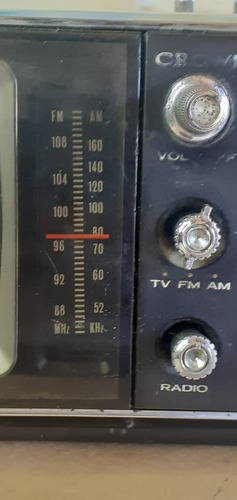 Imagem 6 de 11 de Antigo Televisão Crown Japão Portatil Anos 70 Radio Am E Fm
