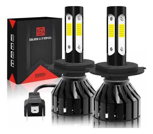 comprar Kit Focos Led 4 Lados H4 9007 H13 9004 24000lm Auto