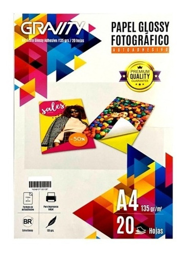 Papel Fotografico 10 Paquetes Con 20 Hojas A4 Super Oferta