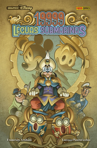 19.999 Léguas Submarinas: Graphic Disney, de Artibani, Francesco. Editora Panini Brasil LTDA, capa dura em português, 2021
