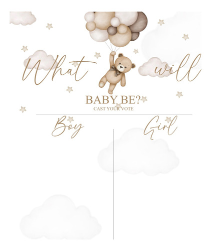 Cartelera Creativa Para Tu Gender Reveal 