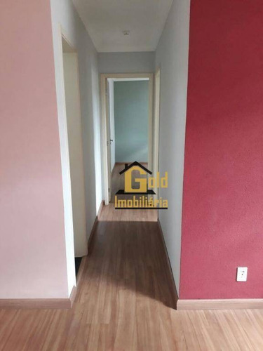 Apartamento Com 2 Dormitórios Para Alugar, 47 M² Por R$ 900/mês - Parque Industrial Lagoinga - Ribeirão Preto/sp - Ap0804