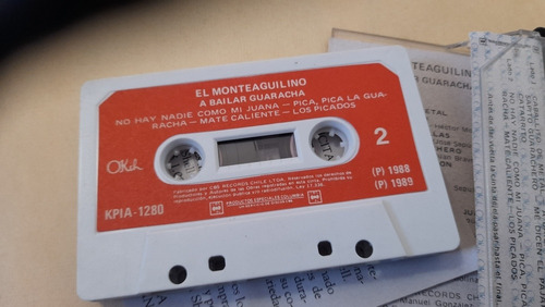 Cassette De El Monteaguilino A Bailar Guaracha Shell(#1665 (Usado)